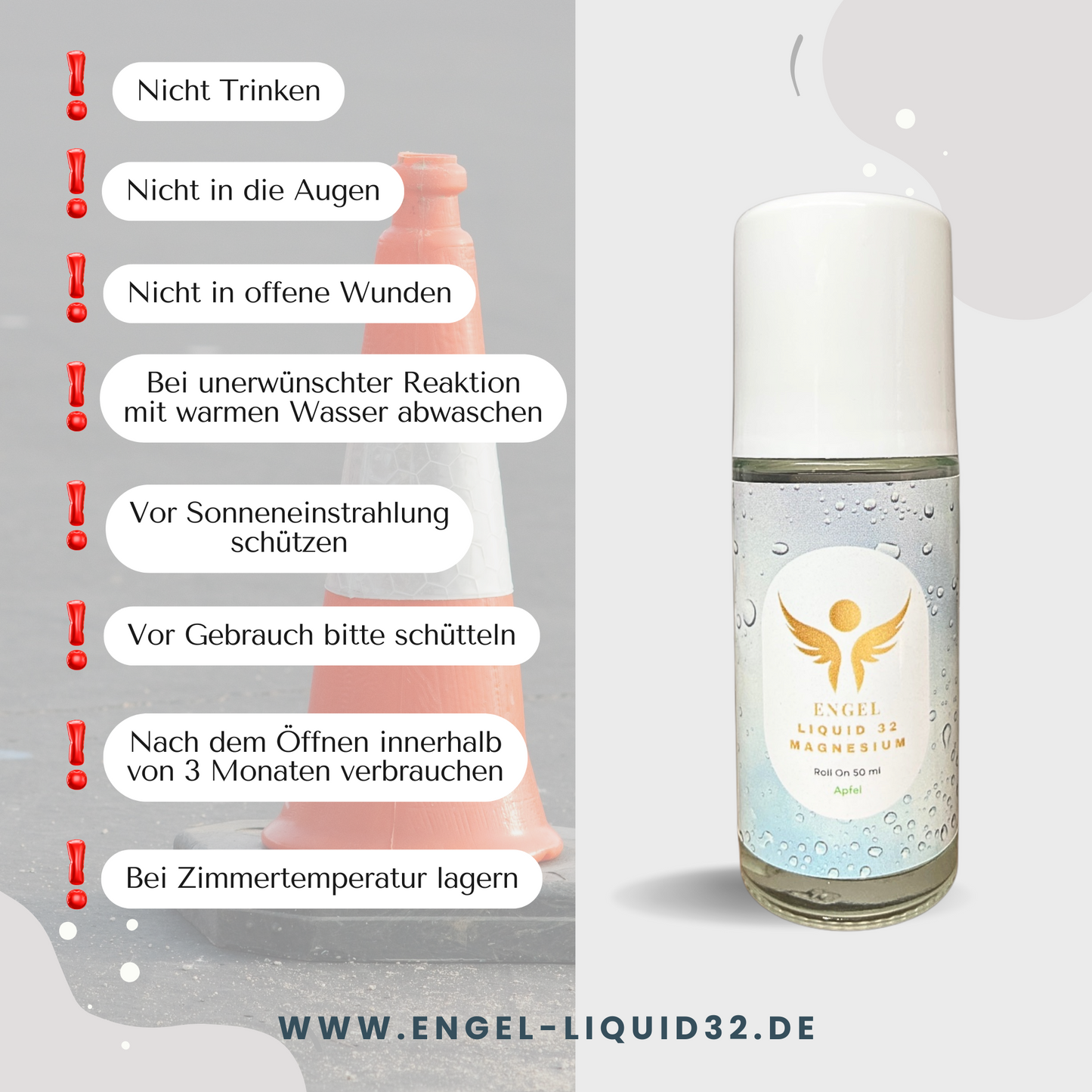 Engel Liquid 32 Magnesium Apfel 50 ml