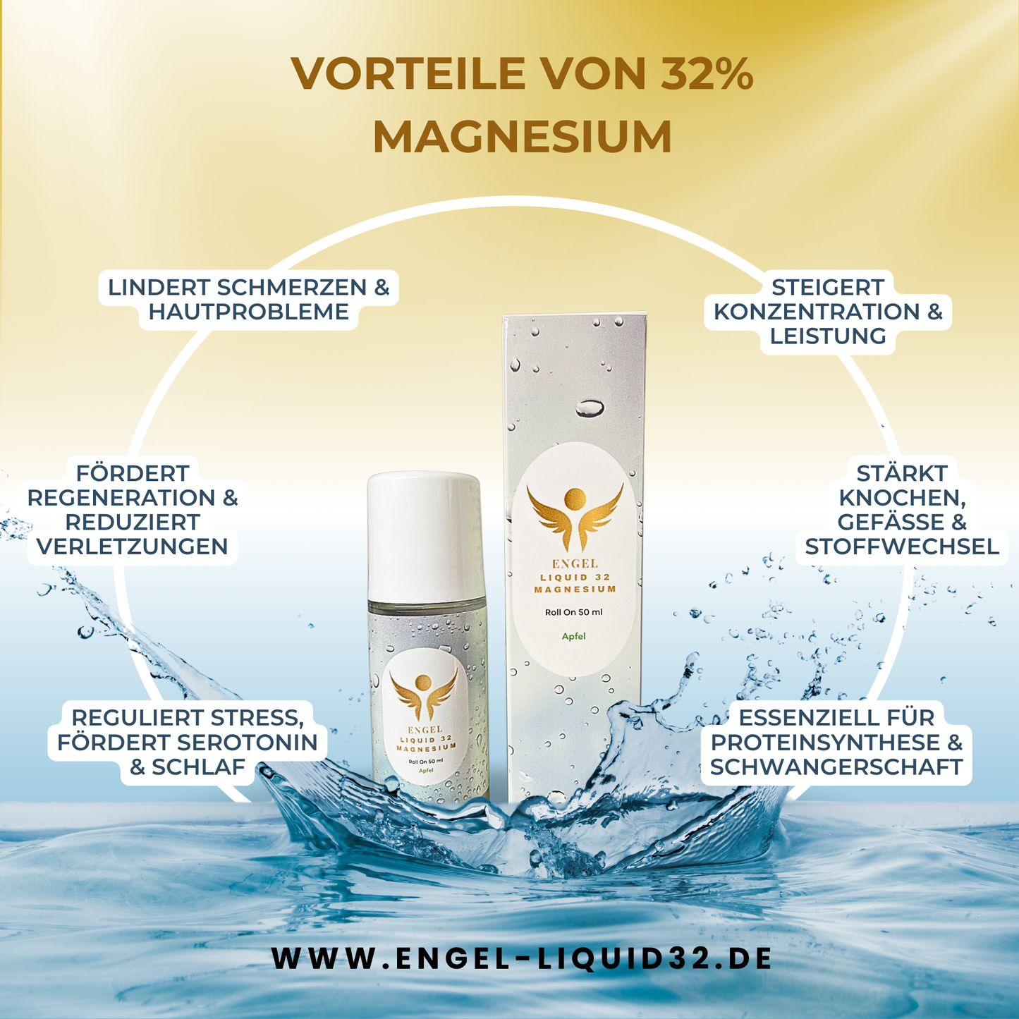 Engel Liquid 32 Magnesium Apfel 50 ml