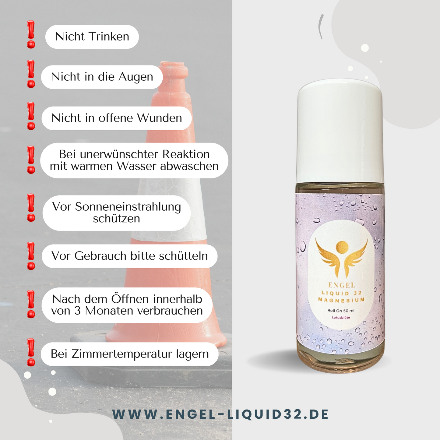 Engel Liquid 32 Magnesium Lotusblüte 50 ml